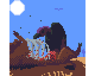 14. Pork Ribs desert nature pixel pixelart savanna wildlife