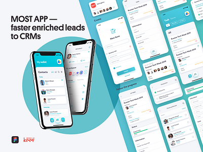 MOST 🗽 APP #2 app branding contact form contacts design figma keef most task ui uiux ux wallet workspace