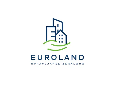 Eurloand logo branding design flat logo