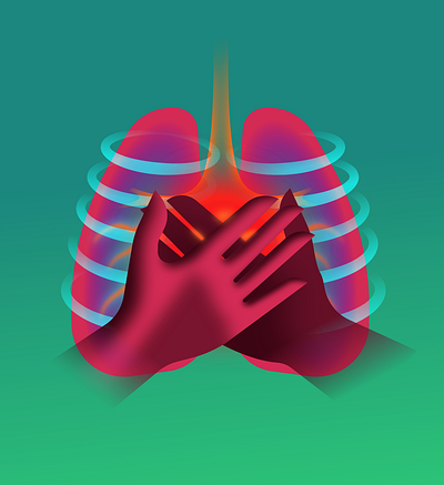 Protect Your Health affinitydesigner futuristic glow illustration neon retrofuturism retrowave vector
