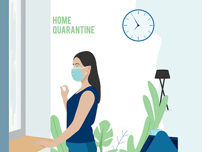 Home Quarantine concept art artwork concept coronavirus covid 19 design graphic design home quarantine illustraion illustration illustrations quarantine vector vector illustration