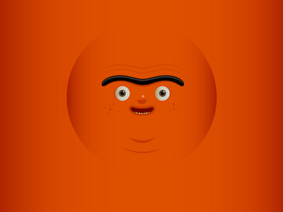 IT IS HAPPENING AGAIN branding cartoon character colour design dribbble expression face fantasy fear illustration mascot orange panic shock simonox