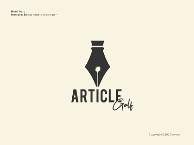 Article Golf Logo Concept brand branding customlogo dailylogo designer designers golf golf club graphicdesign logo logoconcept logodesign logoidea logoinspiration logoinspire logos pen