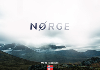 Norge visual key visual minimal natural raw scandinavian