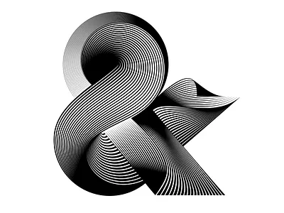 Ampersand “&” - 36days of type - #36daysoftype - 2020 36days 36days and 36daysoftype 36daysoftype07 ampersand ampersandtogether calligraphy custom type free font illustration letter lettering modular op art opart optical art sergi delgado typography