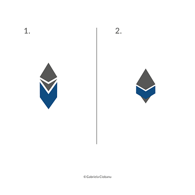 Ethereum Academics Mark academic branding classic blue design flat icon illustrator logo logo design logocore logodesign mark mark design minimal pantone2020