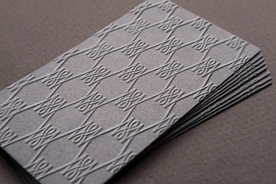 Merlin Wallace Embossed Business Card brand identity brand identity design branding business card business card design business cards businesscard cards design designer for hire embossed embossing graphic design grey interaction design interior design logo logo logo design luxury logo monogram