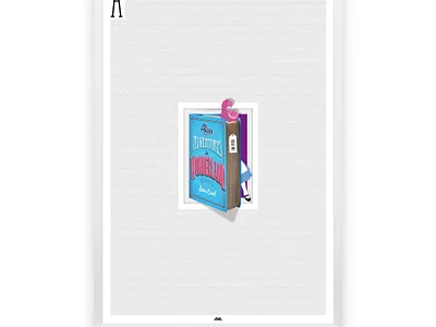 Alice In Wonderland, book cover and poster design book cover design graphic design illustration poster typography