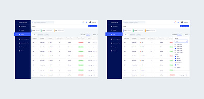 Ticket data table app app design application dashboad dashboard app dashboard design dashboard ui data database interaction interaction design table ui uidesign uiux