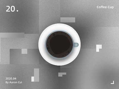 Coffee Cup - Grey BG icon ui