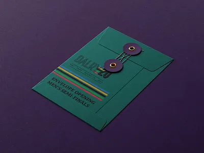 Dalry 2020 - Fake Olympics - Envelope Opening Event 80s 80s style branding envelopes graphic design illustration illustrator mockups photoshop retro