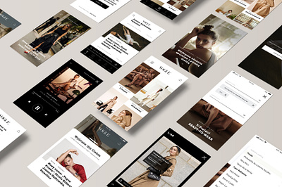 Vogue Polska APP app app design application fashion grid mobile mobile app mobile app design mobile ui design ui uidesign