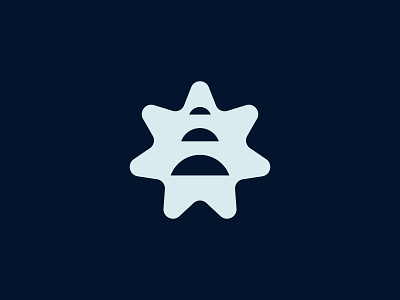 Logomark for Echard Water Solutions branding icon identity identity design logo logo design mark sun water
