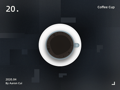 Coffee Cup - Black BG icon icons