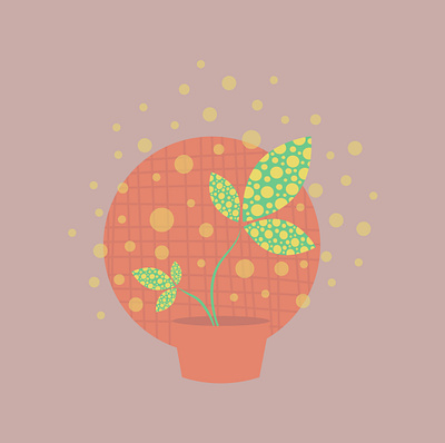 Photosynthesis brick illustration photosynthesis plant plant illustration planter plants vector