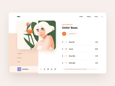 Music Website Design app design illustrations interface music product design shakuro ui ux web web design website website design