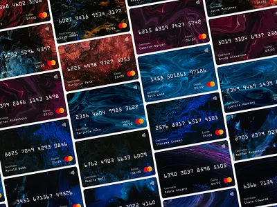 Set of 44 free abstract card designs cards cards design dailyui design free set