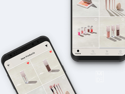 Shopping app design fashion app figma makeup mobile app mobile ui mockup prototype shopping