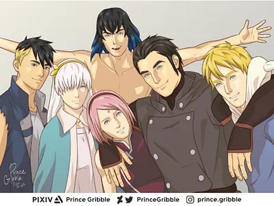 Prince Gribble's SixFanart adventure time amon anastasia boruto demon slayer fate finn inosuke kawaki legend of korra naruto princegribble princegribble drawing sakura sixfanart