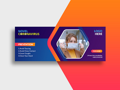 Covid-19 Facebook Cover Design banner design creative design facebook banner facebook cover facebook cover design facebook header fb page banner header template social media banner web banner