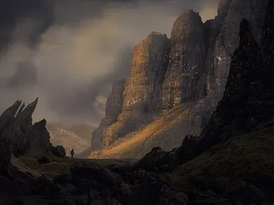 Scouting Ahead illustration landscape