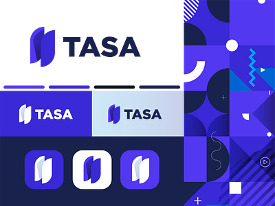 Brand exploration for TASA Fanicial app app app icon app logo brand identity brand identity design branding design digital logo geomtric illustration ios app icon logo logo grid logodesign shapes typography vector visual identity