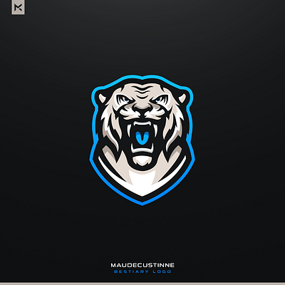 Tiger mascot logo cartoon esport gaming graphicdesign illustration logo logoinspiration mascot tiger vector