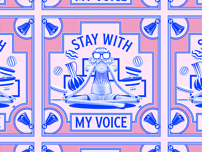 Stay With My Voice illustration illustration art illustrator vector
