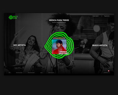 Music link Generos design designs inspiration music typography ui uidesign ux visual design