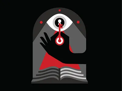 Seek knowledge cnn company design iconography illustration logo news simple values vector