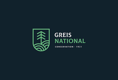 Greis National Conservation Logo & Identity app art branding design icon illustration illustrator logo minimal vector