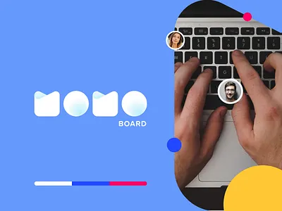 Momo Board Branding brand identity branding business color colorful communication community gradient halo halo lab identity logo logotype marketing pattern service startup