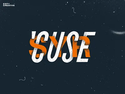 Syracuse - 'CUSE cuse design grit illustration new york orange photoshop procreate syracuse texture