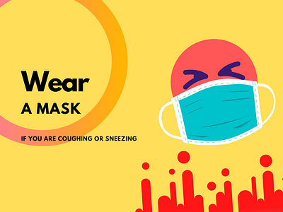 Wear a Mask 2020 coronavirus covid19 design dribbble shot