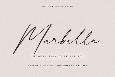 Marbella - Stylish Signature script creative market elegant font font font design fonts graphic design handwriting handwriting font handwriting fonts handwritten handwritten font handwritten fonts lettering logo fonts logotype script font typeface typeface design typefaces typography