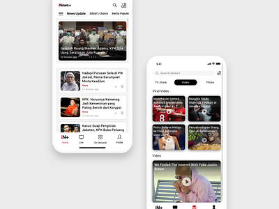 iNews.id News Portal - Desing for Application application apps branding collaboration mobile news news portal portal startup team ui uiux