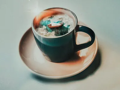 Thoughts Over Coffee manipulation photo retouch photoshop retouching