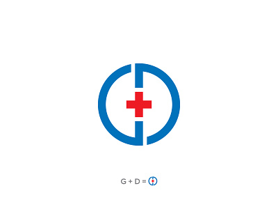 GD logo exploration brandmark care design health hospital icon identity life logo medical medical logo minimal monogram symbol vector