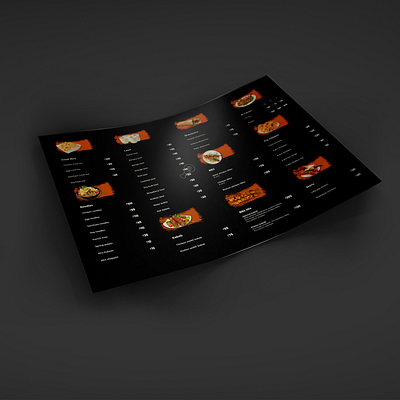 Menu Card Design animation app attractive black branding design food food app food menu food ui illustration logo minimal mockup photoshop restaurant ui ux web