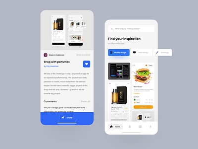 App for inspiration adobexd design dribbble inspiration mobile mobile app mobile design mobile ui modern design ui ui ux design uipractice uiux ux