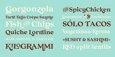 Nostalgia Font branding font type typography