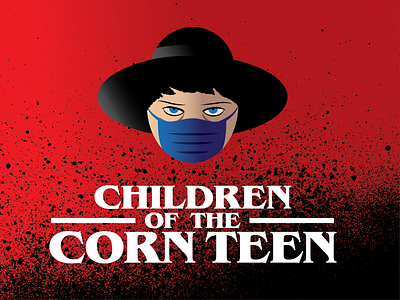 Children of the Corn Teen design illustration vector