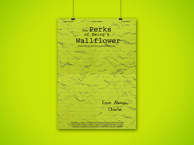 Perks Poster design mockups movie poster poster design print