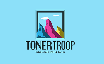 Toner Troop Logo Design branding design illustration logo typography vector