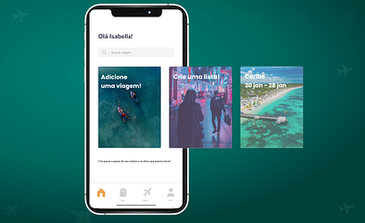 Viajant - Travel app 2 app design list lista pack roteiro travel ui ux vector