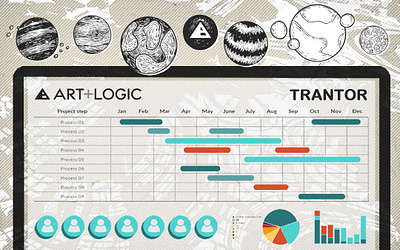 Blog Illustration illustration natural planets website