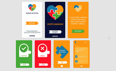 Amigo autista app design illustration logo ui ux vector