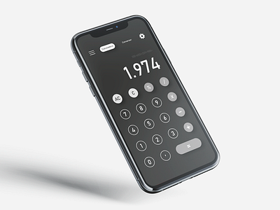 #DailyUI ::: 004 calculator daily03 dailyui dailyuichallenge ui