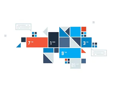 Calendar Intros 2d animation calendar infographics motion graphics