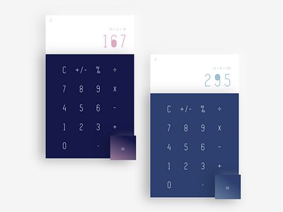 #DailyUI - 04 Calculator app branding calculator icon logo typography ui